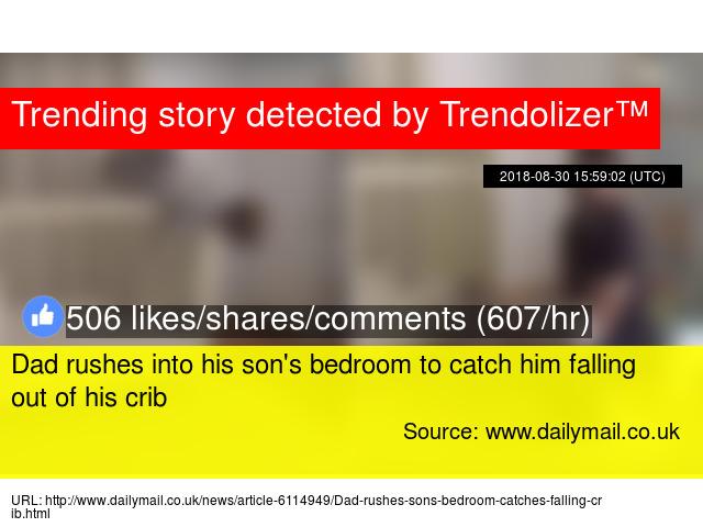 How To Catch Falling Son >> Dad Rushes Into His Son S Bedroom To Catch Him Falling Out Of His Crib How To Catch Falling Son >> Dad Rushes Into His Son S Bedroom To Catch Him Falling Out Of His Crib